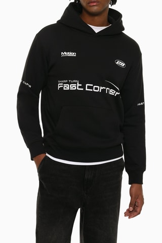 Sudadera con capucha - Negro