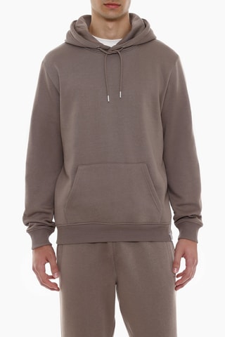 Sweat à capuche - Marron foncé