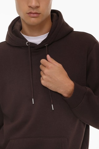 Sweat à capuche - Marron foncé