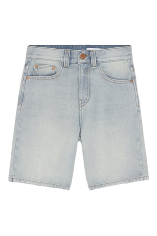 Short en jean - Gris