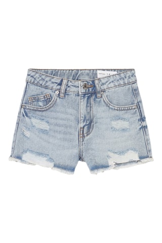 Short en jean - Bleu