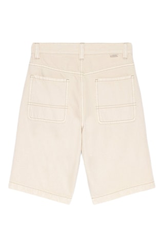Short en jean - Beige