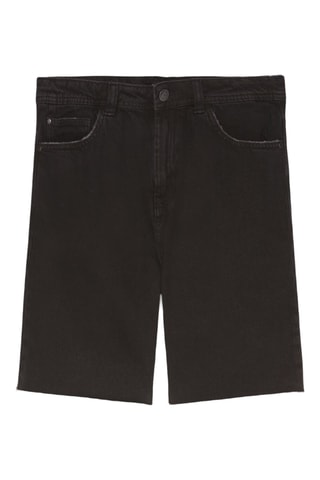 Bermuda en jean - Noir