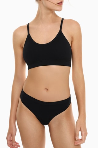 Top e slip - Nero