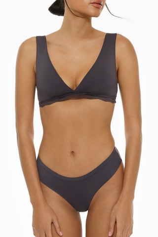 Bralette e slip - Navy