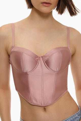 Crop top - Vieux rose