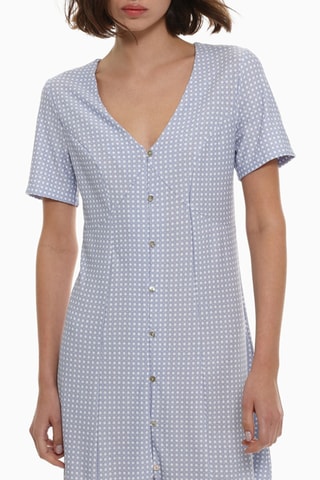 Robe chemise - Ciel