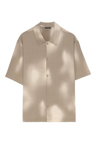 Camicia tie and dye - Marrone