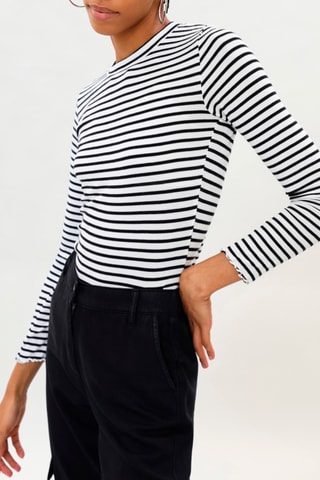 Top - Blanc et noir