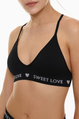 Reggiseno e slip - Nero