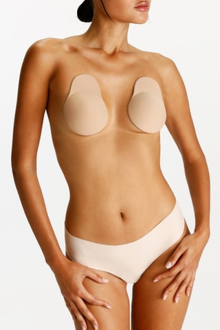 Reggiseno adesivo e slip - Beige