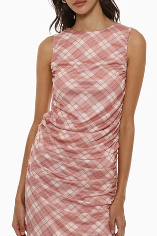 Robe midi - Rose poudré