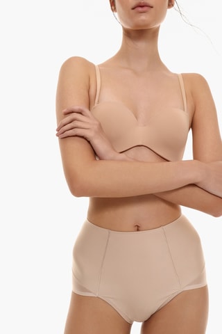 Slip a vita alta - Beige