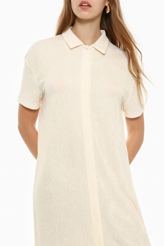 Robe chemise - Beige