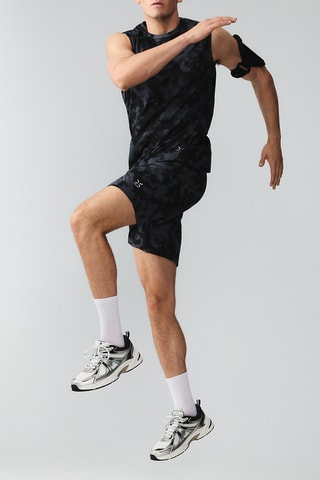 Canotta tie and dye - Nero