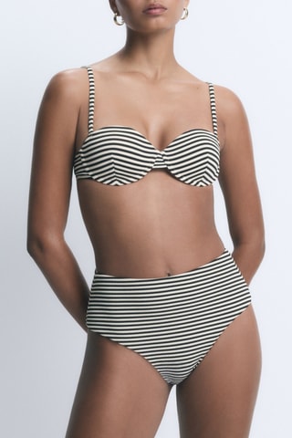 Bikini de talle alto - Blanco