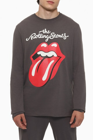 T-shirt The Rolling Stones - Antracite