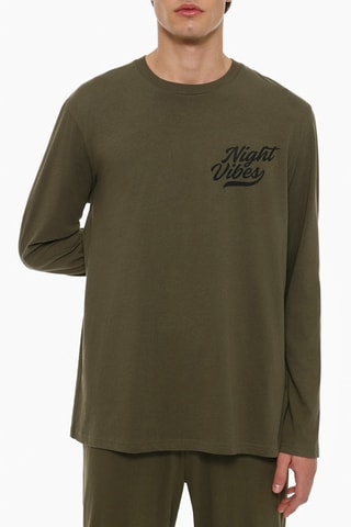 T-shirt pigiama - Kaki