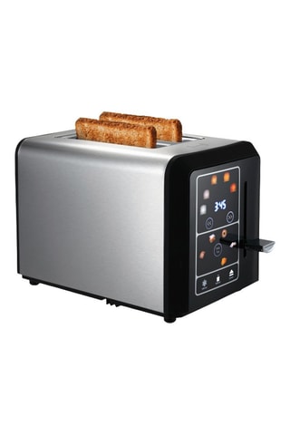 Tostadora digital - 800 W - 2 ranuras - Plateado
