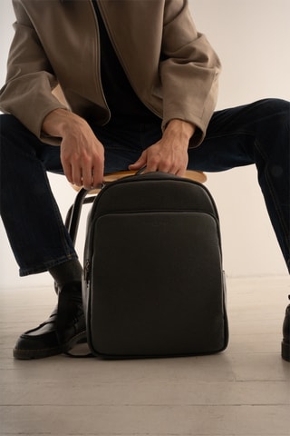 Sac à dos en cuir Aldo - Noir