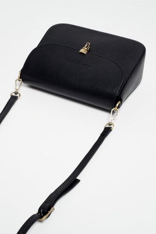Sac bandoulière en cuir Peny - Noir