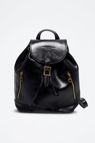 Sac à dos en cuir Eloi - Noir