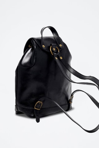 Sac à dos en cuir Eloi - Noir