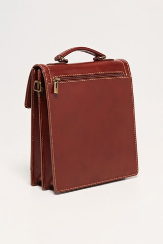 Sacoche en cuir Emile - Marron