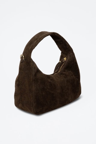 Sac à main en nubuck Gisor Suede - Marron