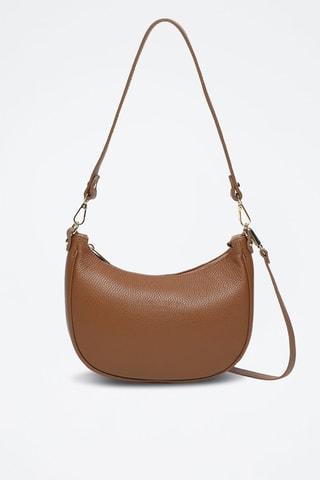 Sac bandoulière en cuir Piki - Camel