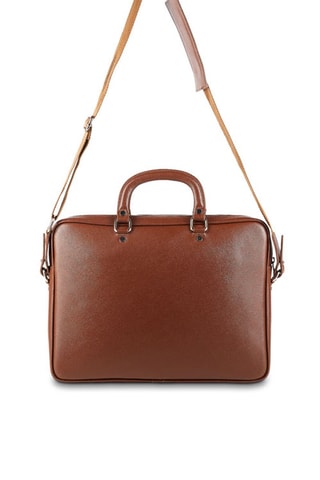 Porte-documents en cuir Jon - Marron