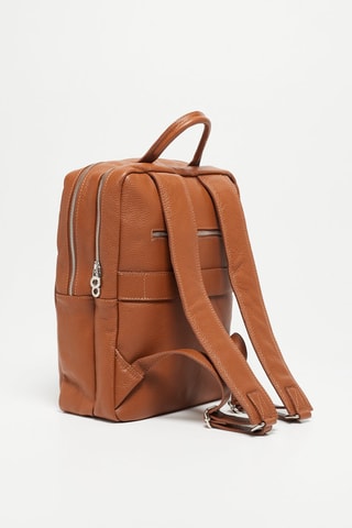 Sac à dos en cuir Klaus - Marron
