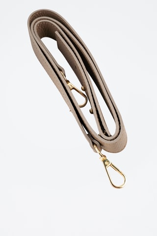 Sac porté épaule en nubuck  - Taupe