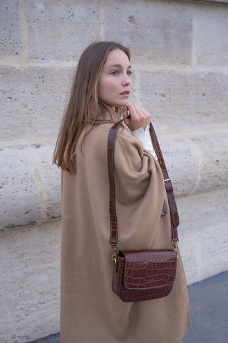 Sac porté épaule  - Marron