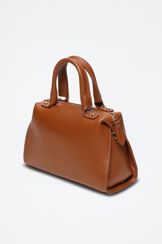 Sac à main en cuir Giulia - Camel