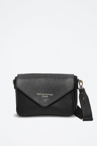 Sac bandoulière en cuir Mariam - Noir