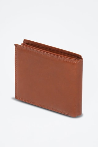 Portefeuille en cuir Henry - Marron