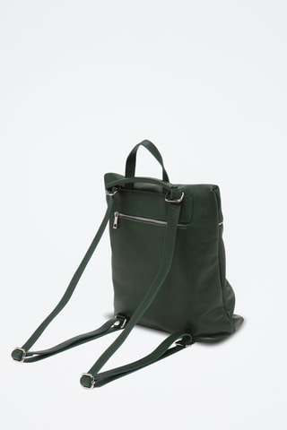 Sac à dos en cuir Livia - Vert