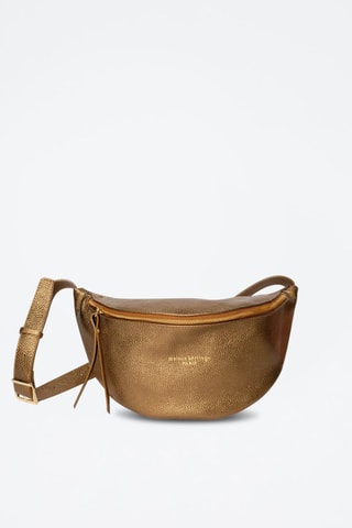 Sac banane en cuir Rachel - Doré
