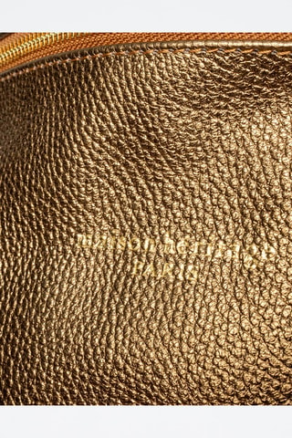 Sac banane en cuir Rachel - Doré