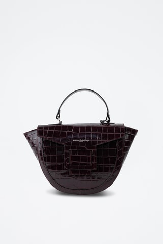 Sac à main en cuir - Bordeaux