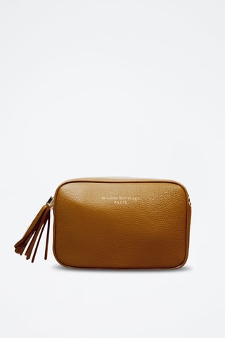 Sac bandoulière en cuir Gaby - Camel