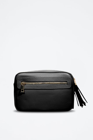 Sac bandoulière en cuir Gaby - Noir