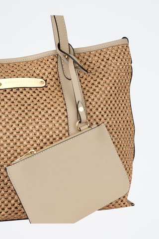 Cabas et pochette Elix - Beige