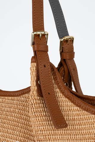 Sac porté épaule Ceto - Beige et camel