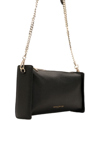 Sac bandoulière en cuir Brille - Noir