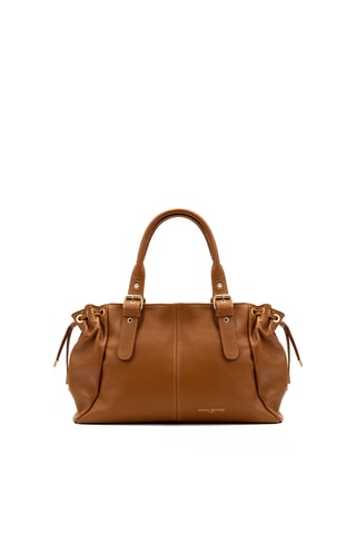 Sac à main en cuir Grand Sunny - Camel