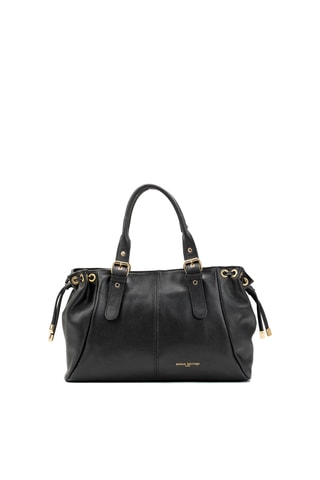 Sac à main en cuir Grand Sunny - Noir