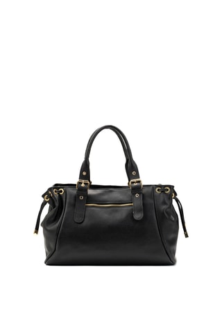 Sac à main en cuir Grand Sunny - Noir