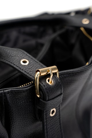 Sac à main en cuir Grand Sunny - Noir